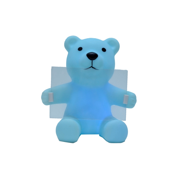Luminária - Urso Azul Bebê Led